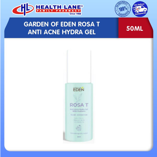 GARDEN OF EDEN ROSA T ANTI JERAWAT HYDRA GEL (50ML)